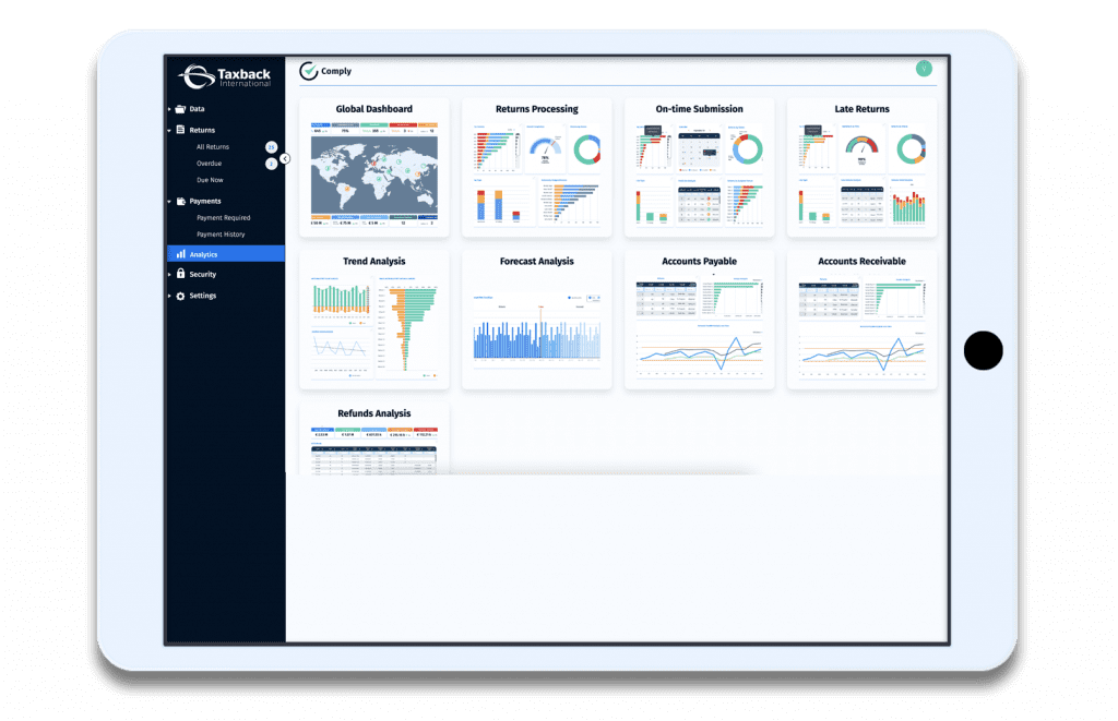 Comply Analytics Dashboard